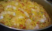   ARROZ AL BOURBON CON GAMBONES