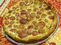   Tarta de uvas y nueces