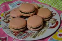   Macarons rellenos de chocolate