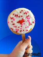   piruletas de galleta para san valentín