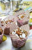   Muffins de coffee cake de manzana