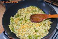   Wok de arroz primavera con quinoa