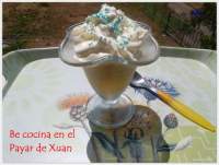   Mousse de melón al brandy