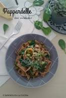   Pappardelle ai funghi con verduras