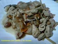   Pollo con Almendras con salsa de soja Chovi sin gluten