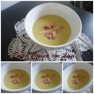   Crema de Judias verdes con bacon