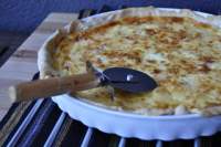   Quiche lorraine de bacon y queso