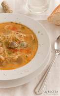   SOPA DE GAMBAS Y CHIRLAS