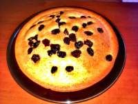   Torta de Arándanos, mistela y esencia de vainilla