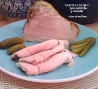   Lomo de cerdo al horno para sandwiches y ensaladas