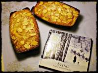 
A soul cake...Sting y un bizcocho de peras al Amaretto
         