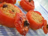 
HEMC#31 Tomates rellenos de quinoa a la griega
         