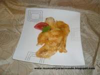 
Pescado con chipotle y mayonesa  