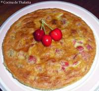   Clafoutis de cerezas