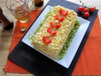   Pastel de verano con pan de molde, facilito
