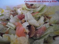   Ensalada de Piña y Salmón Ahumado