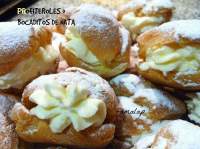   PROFITEROLES #singluten o BOCADITOS de nata
