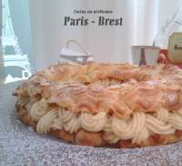   Paris - Brest con relleno de crema pastelera de avellanas