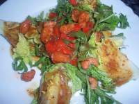   Ensalada con anacardos caramelizados