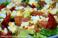   Ensalada de cogollos con salsa vinagreta