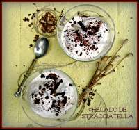   Helado de Stracciatella en heladera