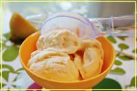 
Helado de ricotta al Limoncello con lemon curd
         