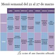 
Menú semanal del 21 al 27 de febrero, esta vez un poquito más estricto
         