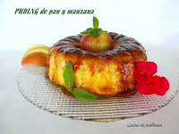   Puding de pan y manzana 