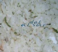   Arroz blanco al aroma de cilantro