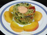   ENSALADA DE ARROZ INTEGRAL CON BULGUR Y POLLO  