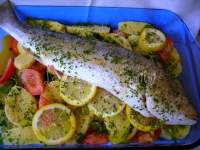   Corvina al horno