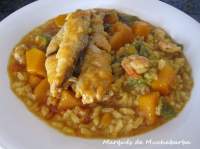   ARROZ MELOSO CON CALABAZA Y CABALLA