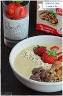 Smoothie bowl y pudin de chia  