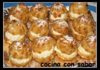   Profiteroles o lionesas 