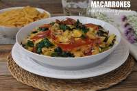 
MACARRONES CON ESPINACAS Y JAMÒN
         