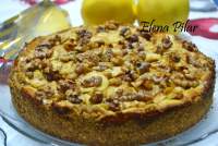   Tarta de queso con manzana, nueces y canela (o cheesecake de otoño)