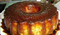 Budin de pan con caramelo  