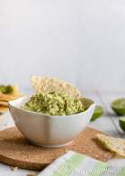 
Guacamole con queso de pimientos asados
         