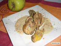   Pollo con manzana(olla express)