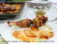   ASADO DE TERNASCO DE ARAGON CON PATATAS PANADERA