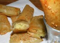   rollitos brick  de alcachofa y parmesano (thermomix)