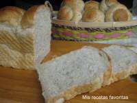   Pan integral con leche de soja y nueces
