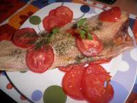   LENGUADO AL HORNO CON TOMATE