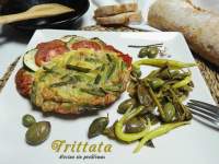   Frittata de verduras.