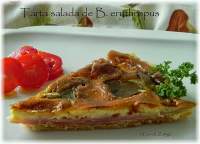   Tarta salada de Boletus erythropus