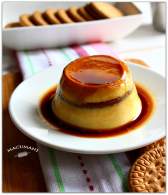 FLAN DE HUEVO Y GALLETAS  ( sin horno )