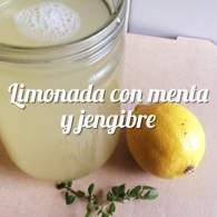 Limonada de menta y jengibre, la más rica  