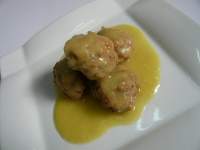   ALBONDIGAS AL HORNO CON SALSA DE MANZANA Y CURRY