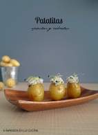   Patatitas rellenas de speculoos y crema de Cabrales