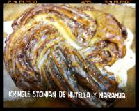   KRINGLE DE NUTELLA Y NARANJA